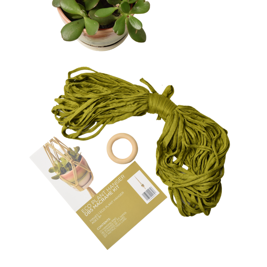 DIY Eco Macramé Plant Hanger Kit