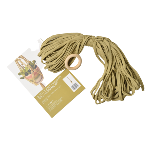 DIY Eco Macramé Plant Hanger Kit
