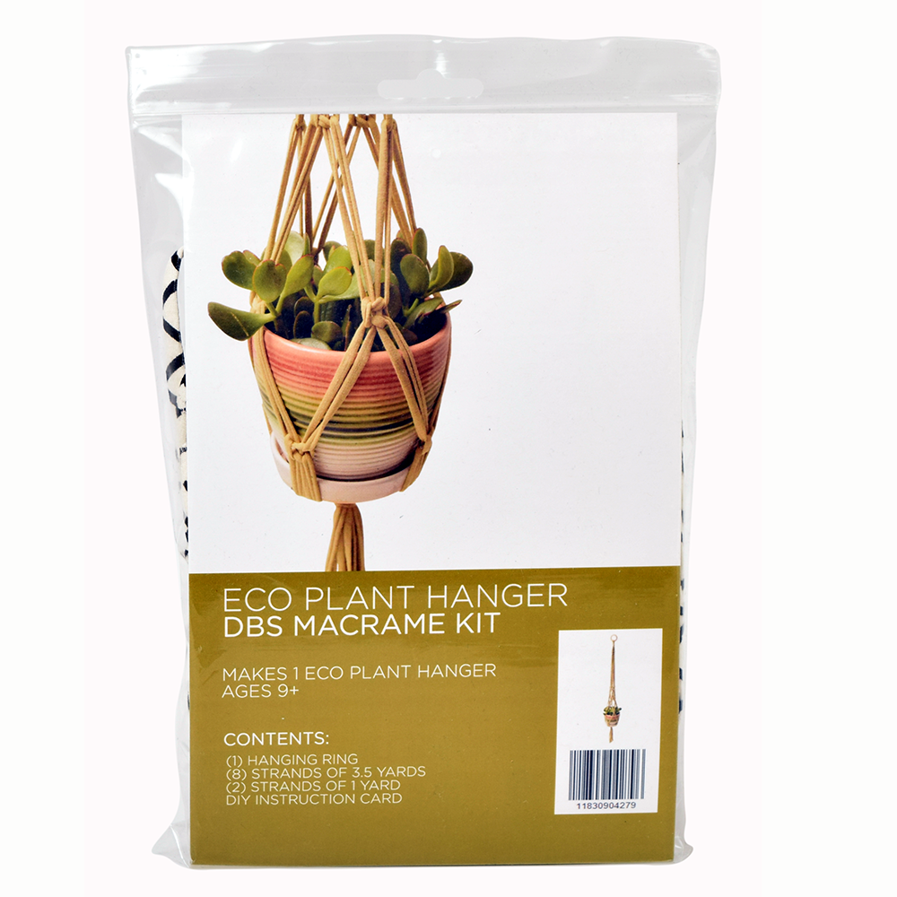 DIY Eco Macramé Plant Hanger Kit