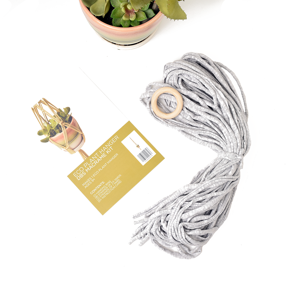 DIY Eco Macramé Plant Hanger Kit