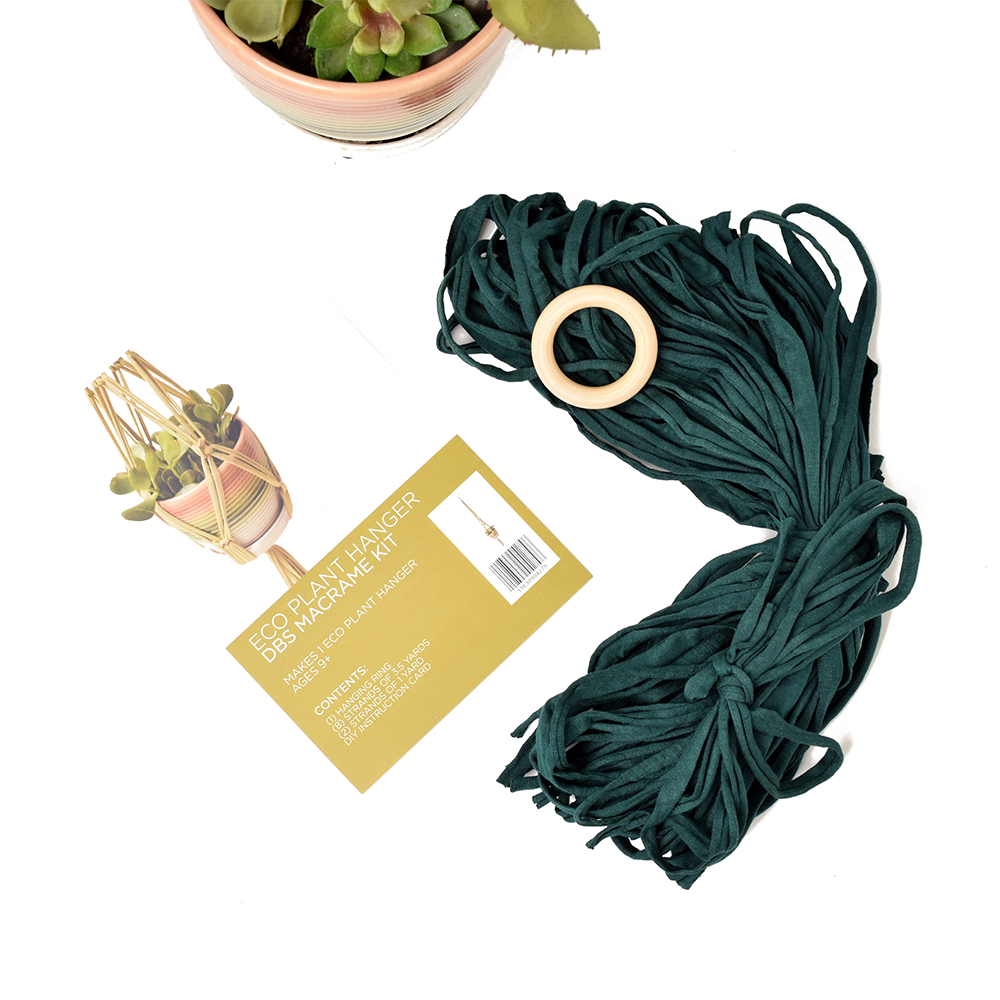 DIY Eco Macramé Plant Hanger Kit