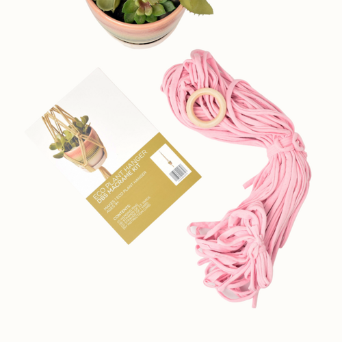 DIY Eco Macramé Plant Hanger Kit