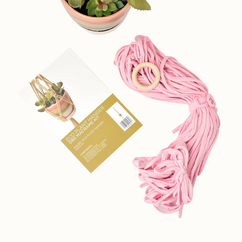 DIY Eco Macramé Plant Hanger Kit