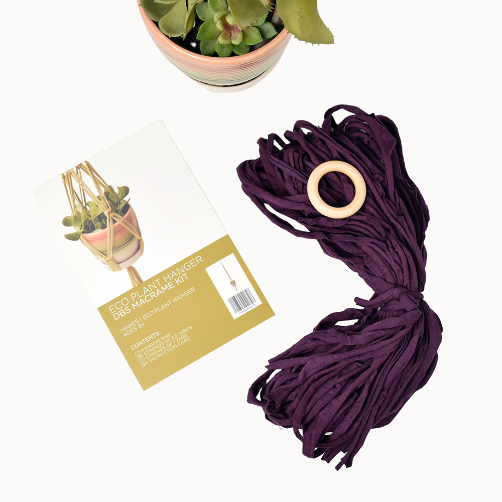 DIY Eco Macramé Plant Hanger Kit