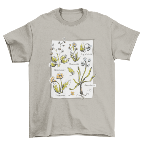Cottagecore lifestyle plants t-shirt