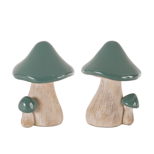 Elegant Garden Mushroom Decor Set