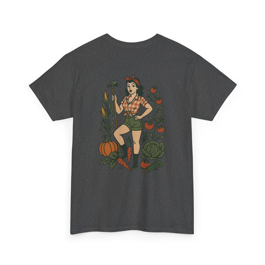 The Plant House 208 Pinup 2 Gardener Unisex Heavy Cotton Tee