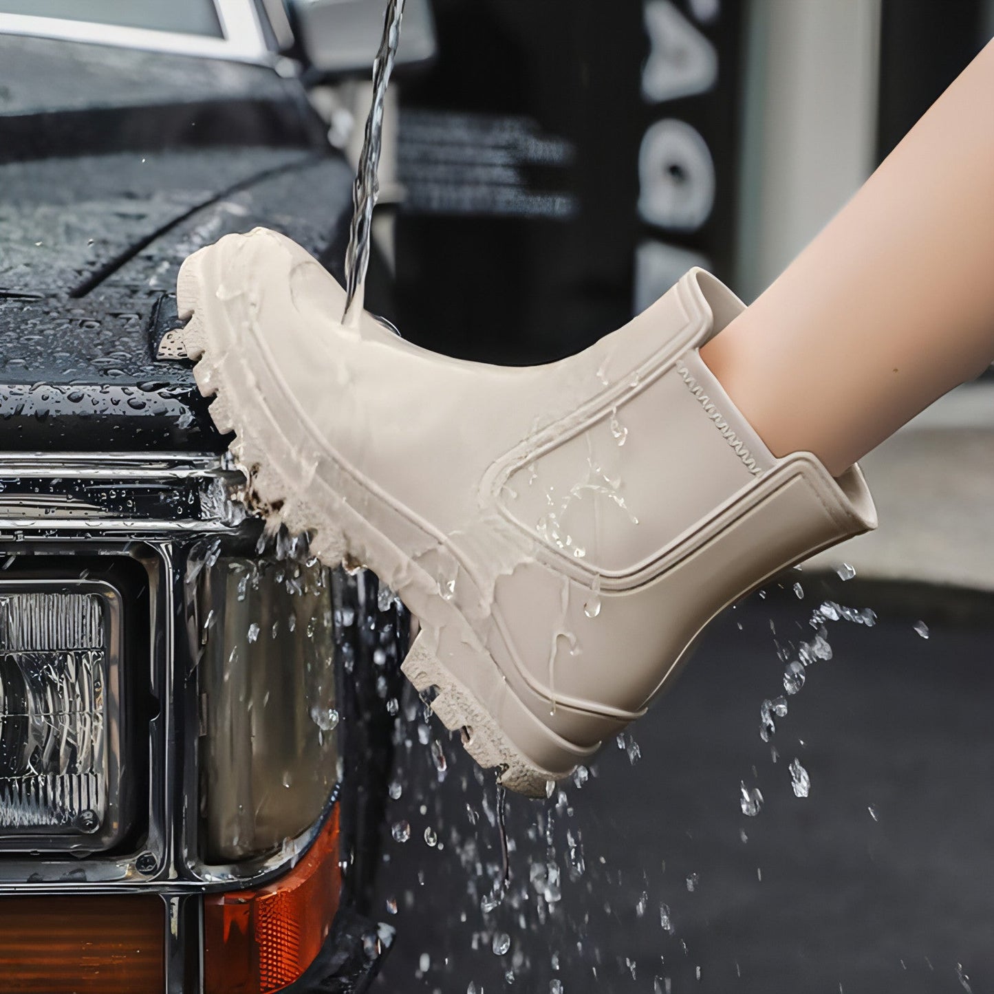 Cross-border Ladies Outdoor Work Rain Boots Lightweight Non-slip