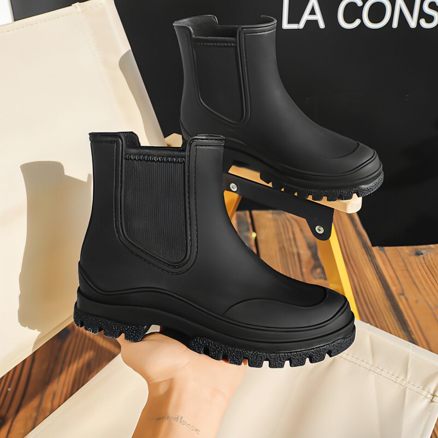 Cross-border Ladies Outdoor Work Rain Boots Lightweight Non-slip