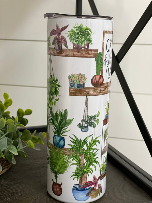 Crazy Plant Lady 20oz Skinny Tumbler