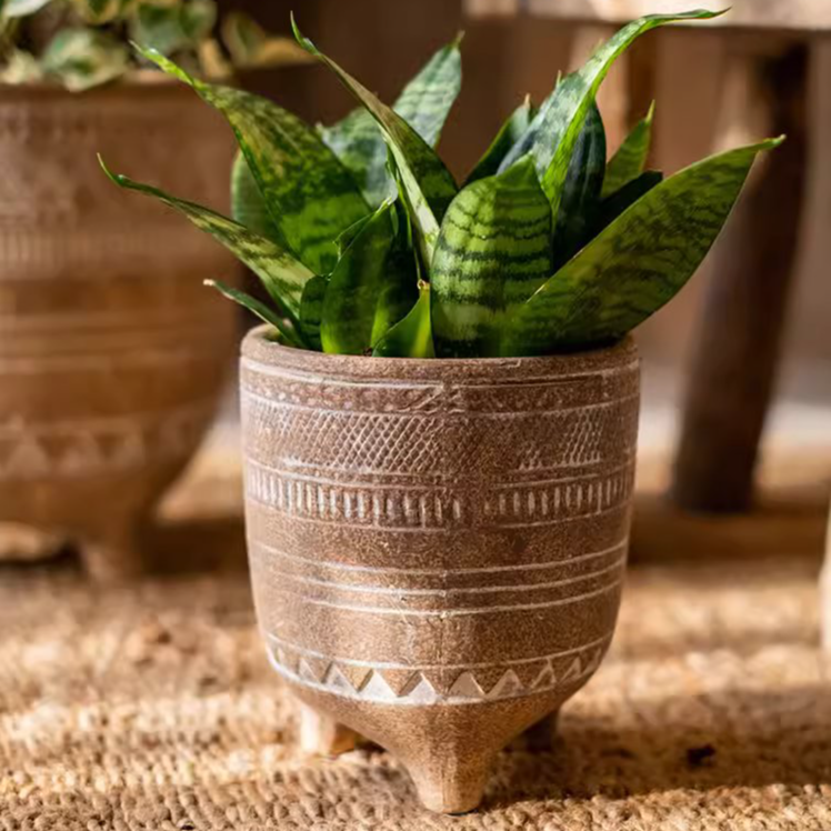 Bohemian Red Clay Planter