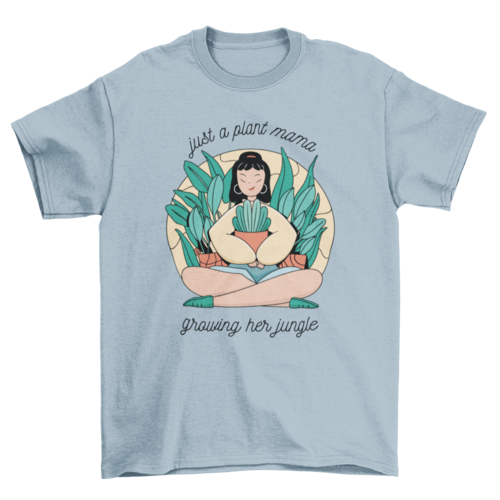 Plant mama t-shirt design
