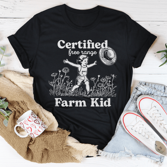 Certified Free Range Farm Kid Tee