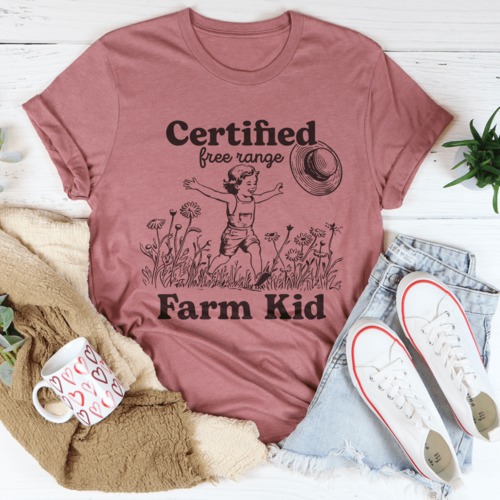 Certified Free Range Farm Kid Tee