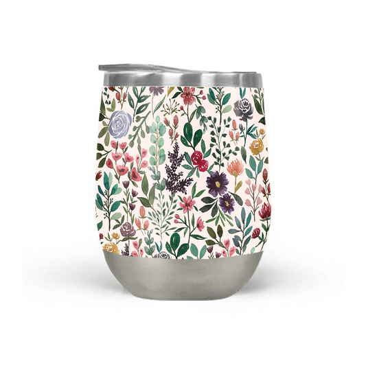 Spring Garden Flowers Stemless Tumbler