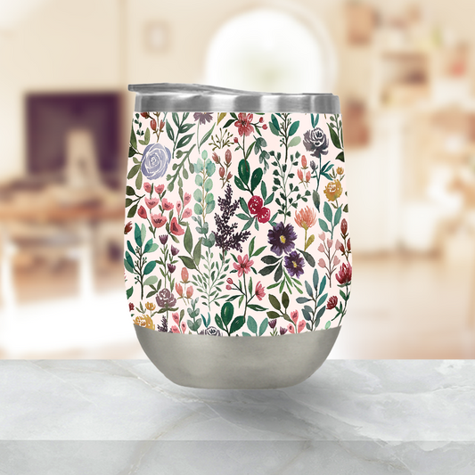 Spring Garden Flowers Stemless Tumbler